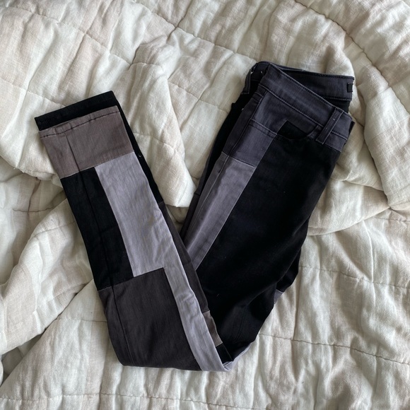 J Brand Colour Block Skinny Jean size 25 - Picture 2 of 7